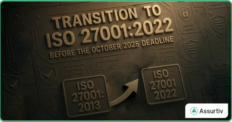 ISO 27001 transition 2013 to 2022