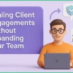 A GRC consultant explaining scaling client engagements strategies