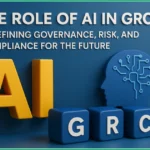 Role of AI in GRC describing graphically