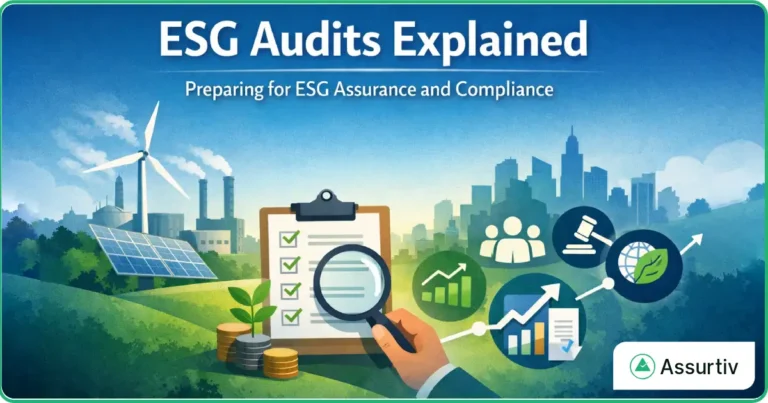 Monitoring a report with ESG Audit by an employee