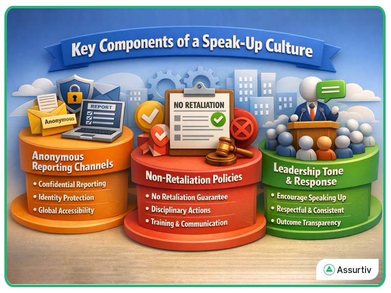 Key components of speak-up culture