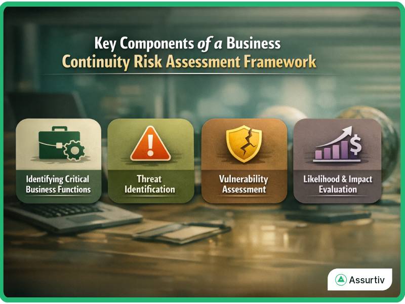 Key components of business continuity risk assessment frameworks explained